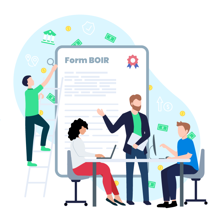 Form BOIR, formulario BOIR