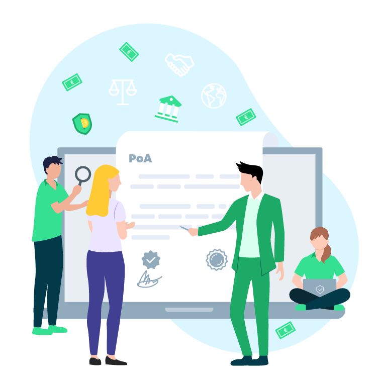 servicio de poder notarial PoA, poder notarial