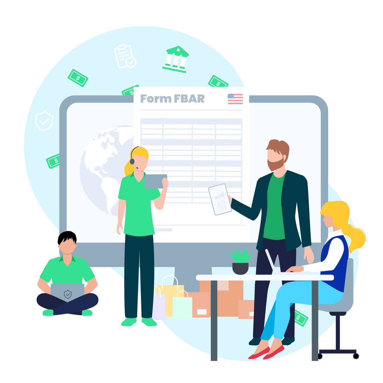 Form FBAR, Formulario FBAR