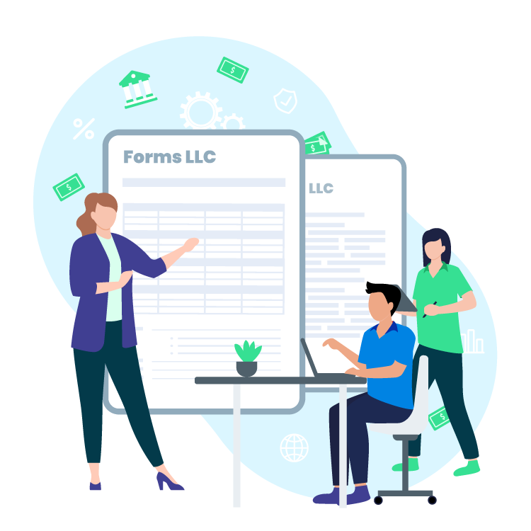 Formularios LLC, presentación forms de LLC